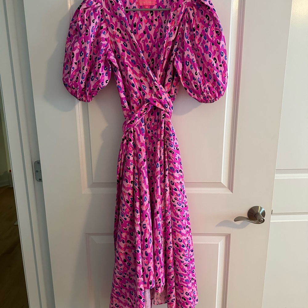 Lilly Pulitzer Pink and Purple Patterned Dress